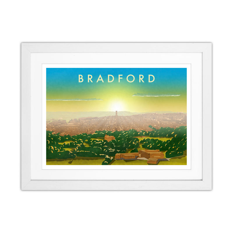 Bradford 2 Travel Art Print by Richard O'Neill White Grain