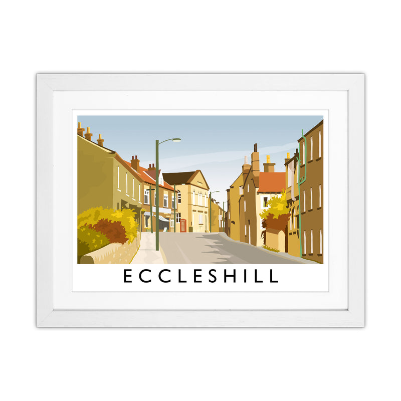 Eccleshill Travel Art Print by Richard O'Neill White Grain