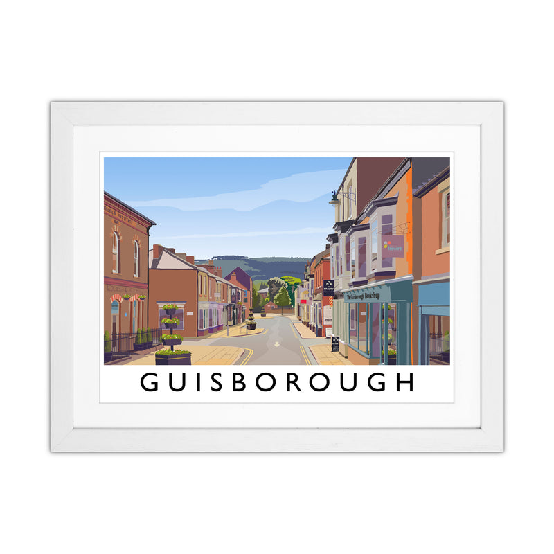 Guisborough 3 Travel Art Print by Richard O'Neill White Grain