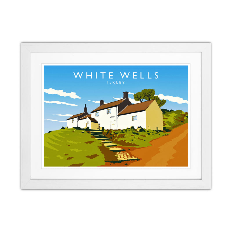 White Wells Travel Art Print by Richard O'Neill White Grain