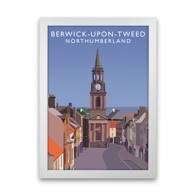Berwick-Upon-Tweed Northumberland Art Print by Richard O'Neill White Grain