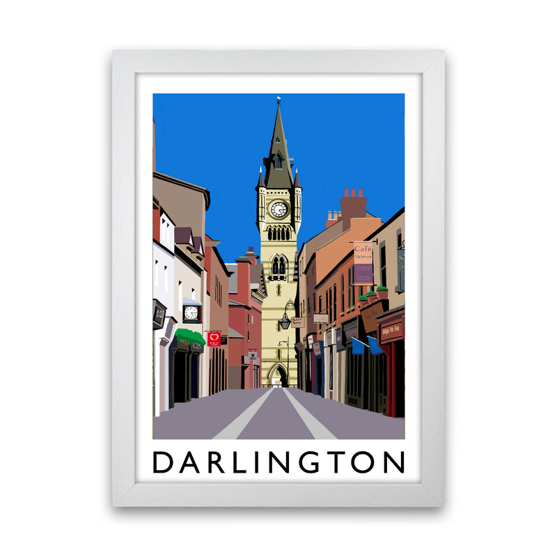 Darlington Art Print by Richard O'Neill White Grain