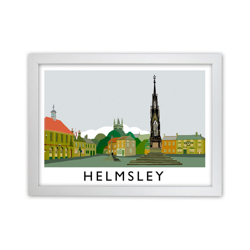 Helmsley Art Print by Richard O'Neill White Grain