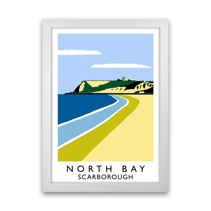 North Bay Scarborough Art Print by Richard O'Neill White Grain