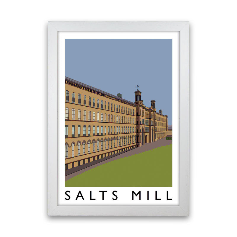 Salts Mill Art Print by Richard O'Neill White Grain