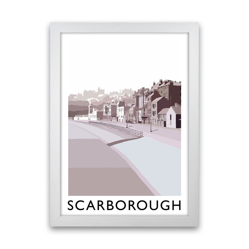 Scarborough Art Print by Richard O'Neill White Grain