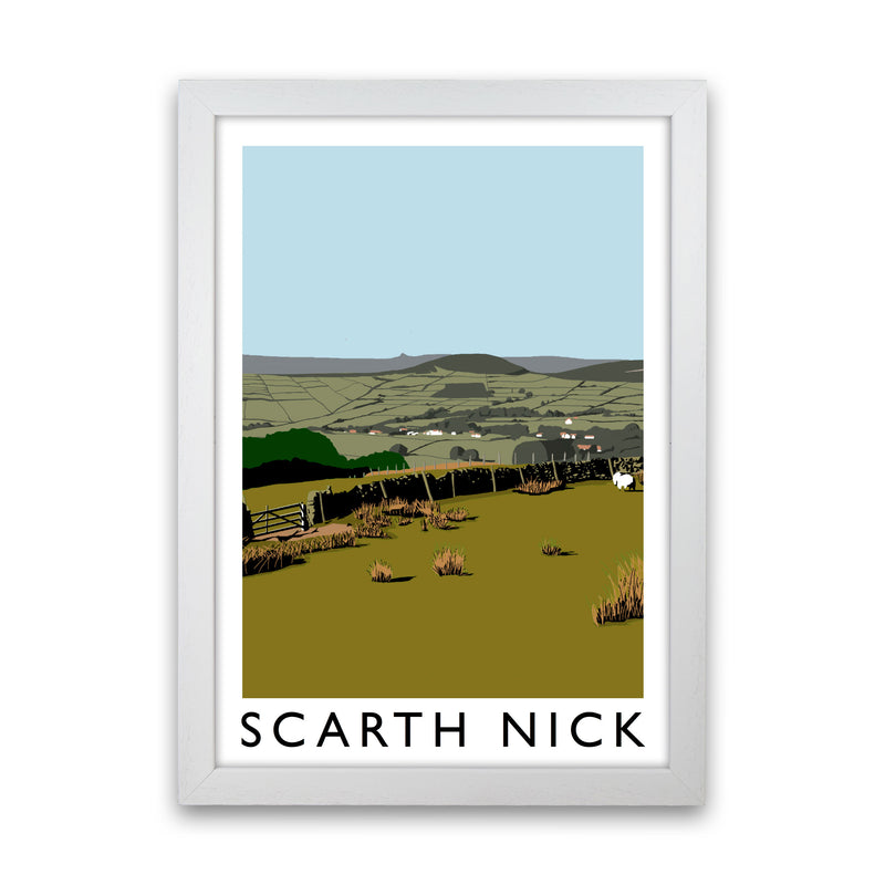 Scarth Nick Art Print by Richard O'Neill White Grain