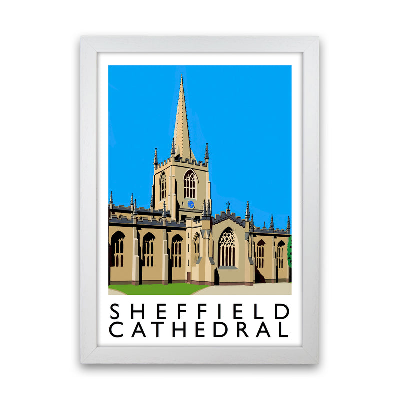 Sheffield Cathedral Art Print by Richard O'Neill White Grain