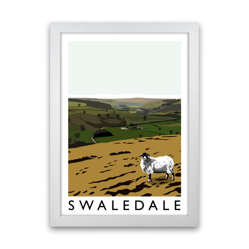 Swaledale Art Print by Richard O'Neill White Grain