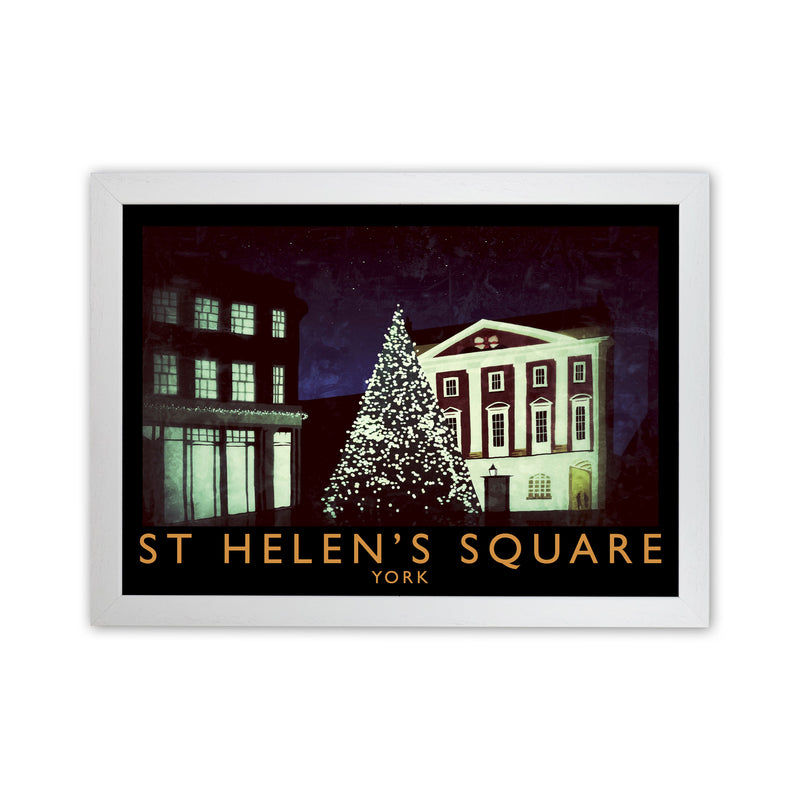 St Helen's Square Art Print by Richard O'Neill White Grain