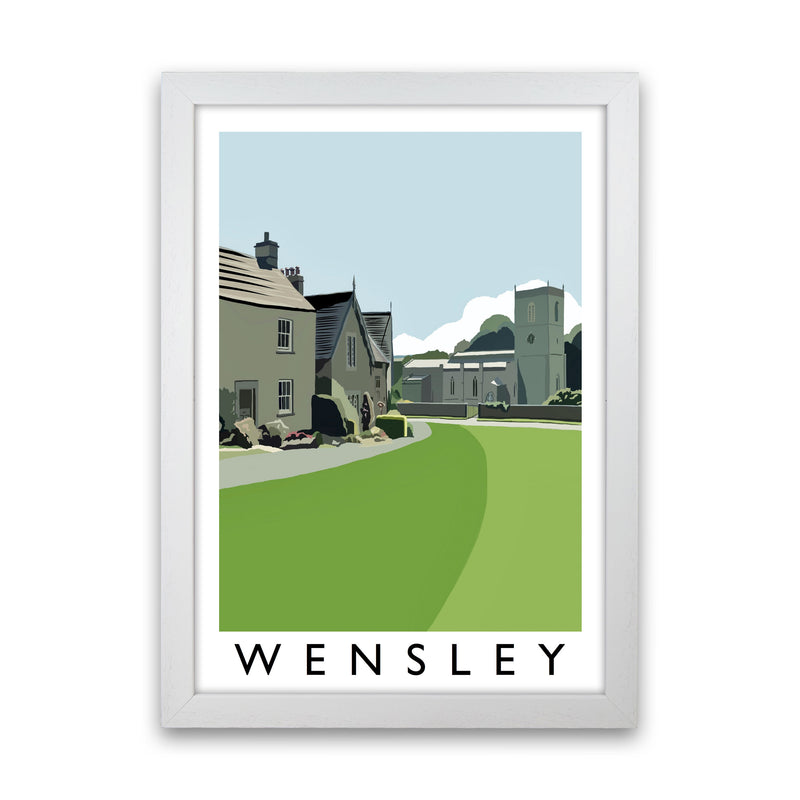 Wensley Art Print by Richard O'Neill White Grain