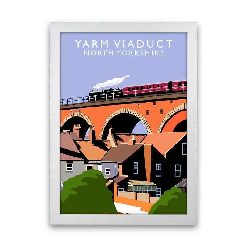 Yarm Viaduct by Richard O'Neill White Grain