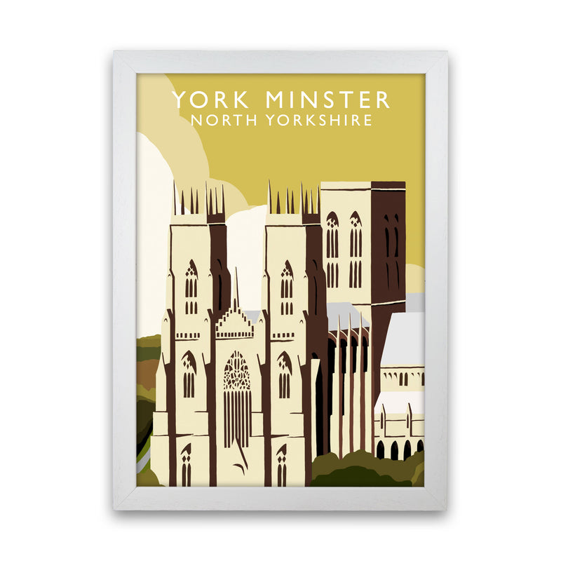 York Minster Art Print by Richard O'Neill White Grain