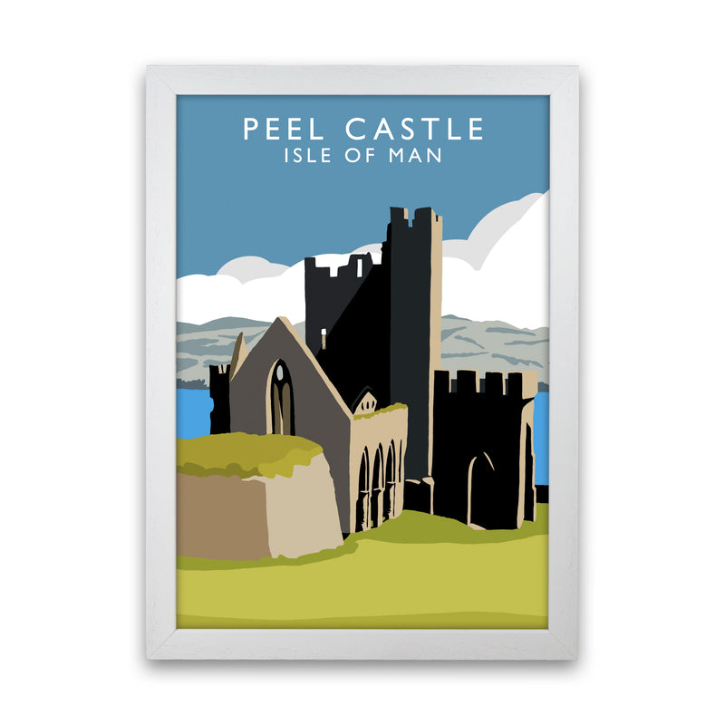 Peel Castle by Richard O'Neill White Grain
