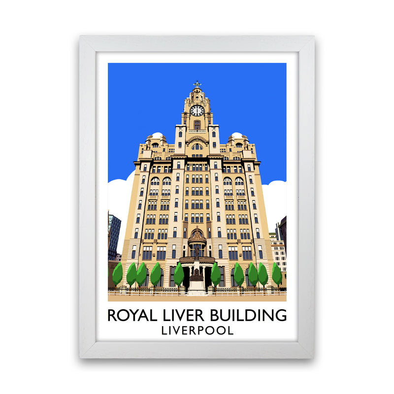 Royal Liver Building by Richard O'Neill White Grain