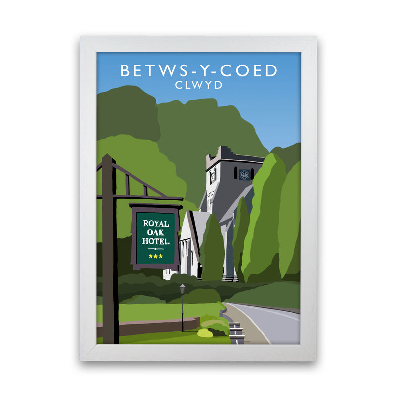 Betws- Y- Coed by Richard O'Neill White Grain