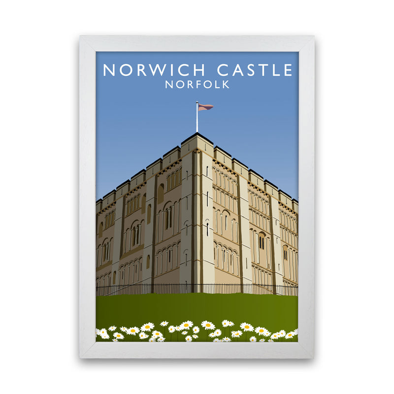 Norwich Castle by Richard O'Neill White Grain