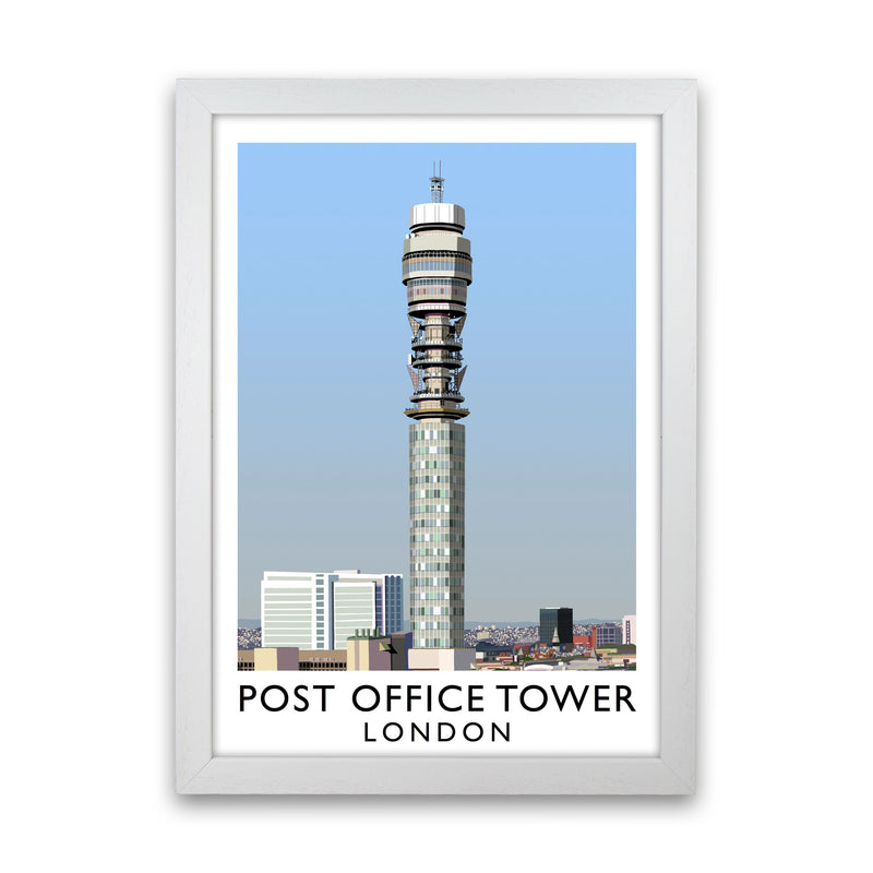 Post Office Tower London Art Print by Richard O'Neill White Grain
