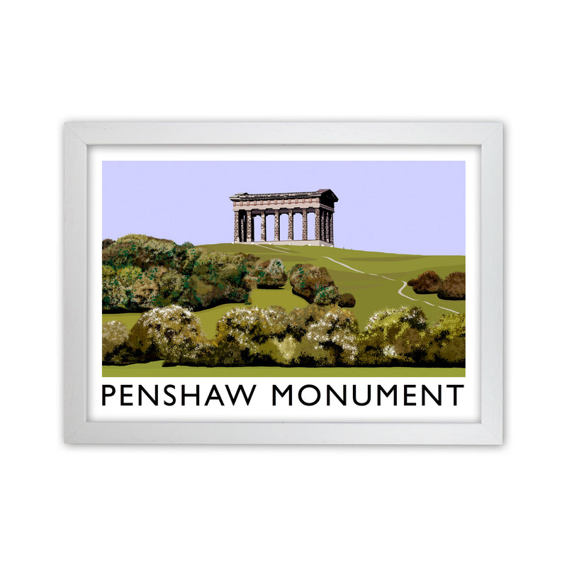 Penshaw Monument by Richard O'Neill White Grain