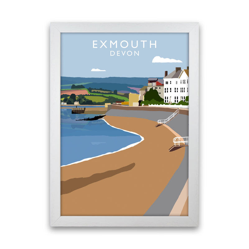Exmouth Devon Art Print by Richard O'Neill White Grain
