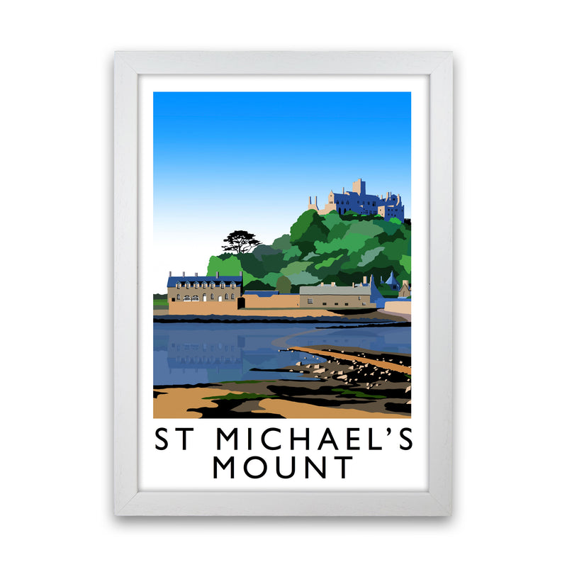 St Michael's Mount by Richard O'Neill White Grain