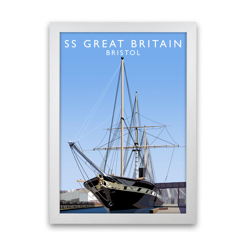 SS Great Britain Bristol Art Print by Richard O'Neill White Grain