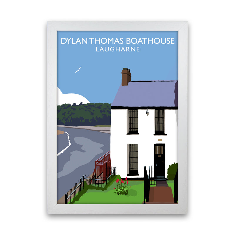 Dylan Thomas Boathouse by Richard O'Neill White Grain