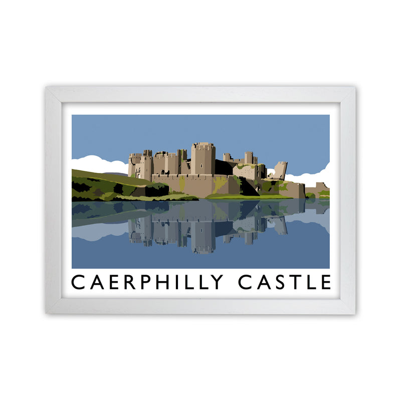 Caerphilly Castle by Richard O'Neill White Grain