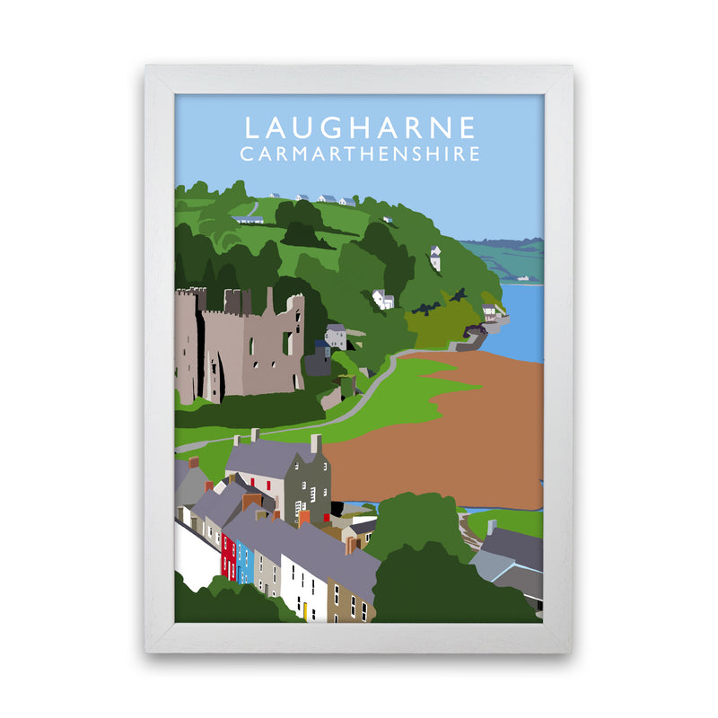 Laugharne by Richard O'Neill White Grain
