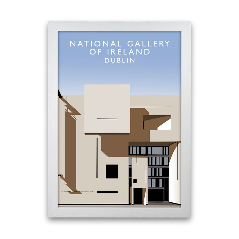 National Gallery Of Ireland by Richard O'Neill White Grain