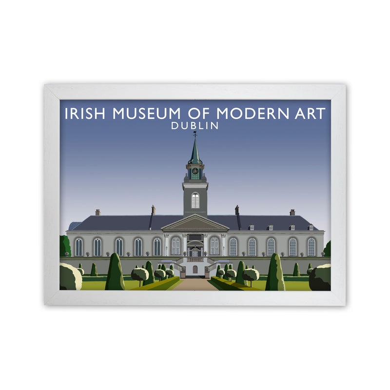 Irish Museum of Modern Art Dublin Art Print by Richard O'Neill White Grain