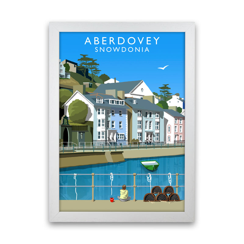 Aberdovey Snowdonia Art Print by Richard O'Neill White Grain