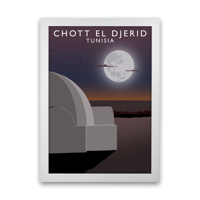 Chott El Djerid Tunisia Art Print by Richard O'Neill White Grain