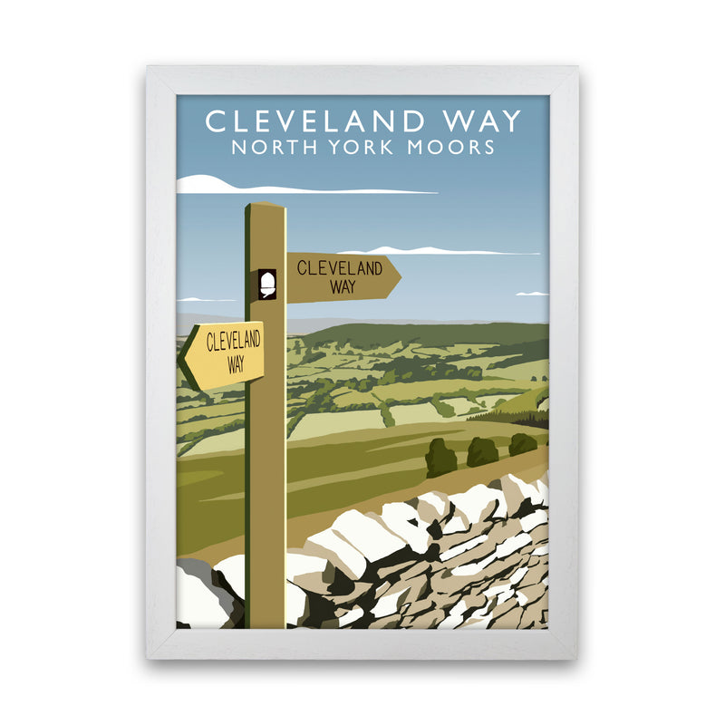 Cleveland Way (Portrait) by Richard O'Neill White Grain