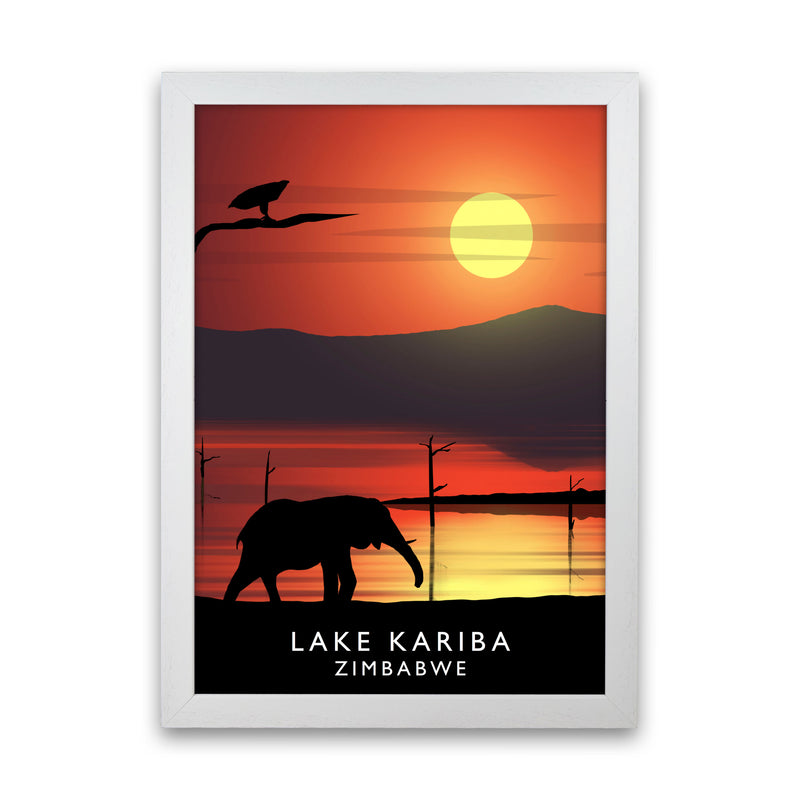 Lake Kariba (Portrait) by Richard O'Neill White Grain