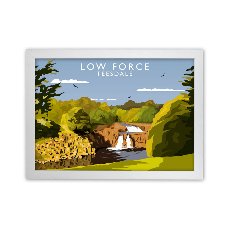 Low Force Teesdale Art Print by Richard O'Neill White Grain