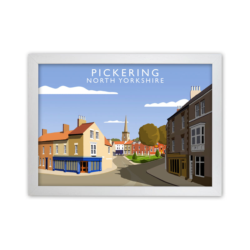 Pickering North Yorkshire Art Print by Richard O'Neill White Grain