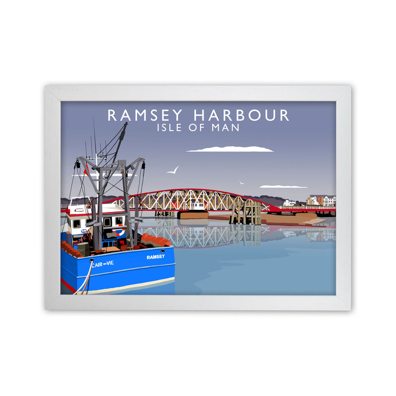 Ramsey Harbour (Landscape) by Richard O'Neill White Grain
