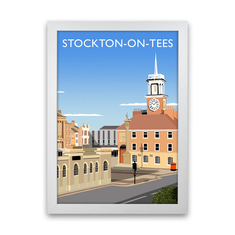 Stockton On Tees (Portrait) by Richard O'Neill White Grain
