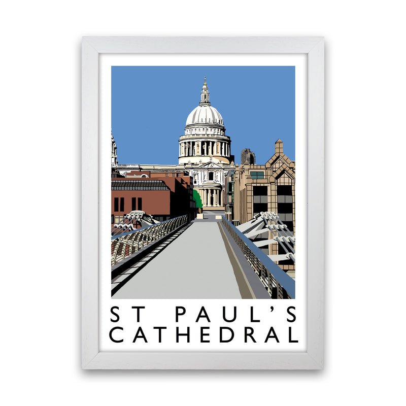 St Pauls Cathedral by Richard O'Neill White Grain