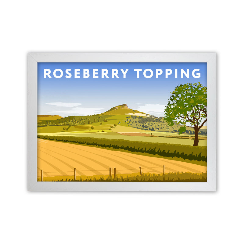 Roseberry Topping2 by Richard O'Neill White Grain