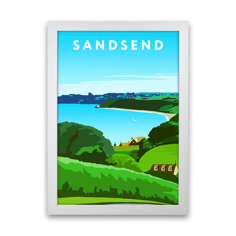 Sandsend2 Portrait by Richard O'Neill White Grain