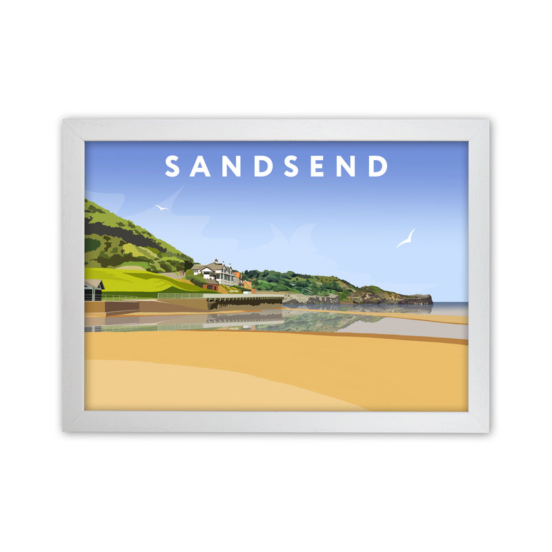 Sandsend4 by Richard O'Neill White Grain