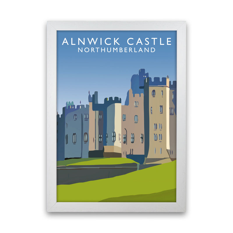 Alnwick Castle2 Portrait by Richard O'Neill White Grain