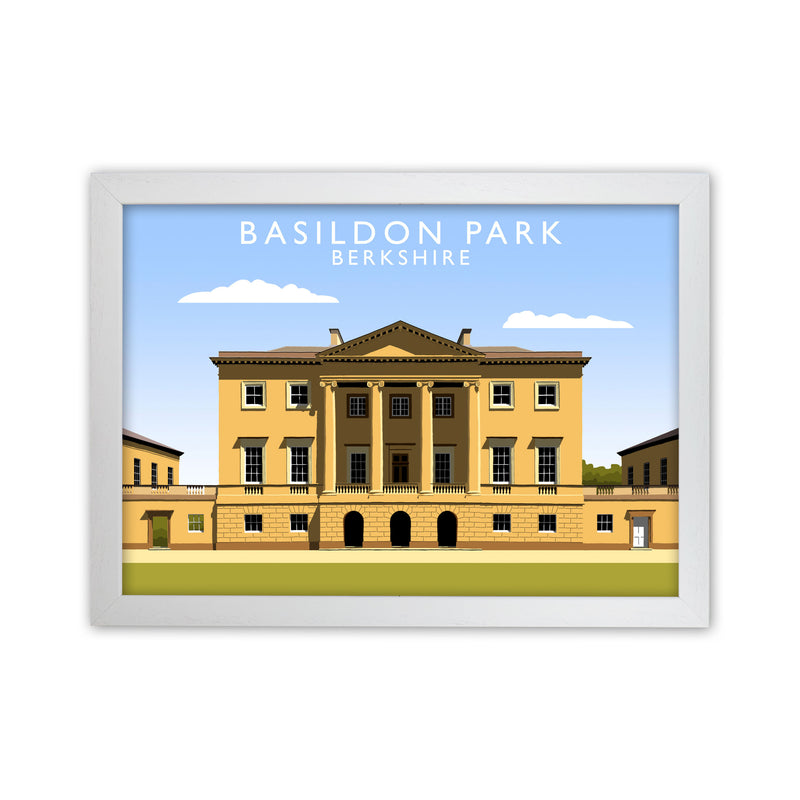 Basildon Park by Richard O'Neill White Grain
