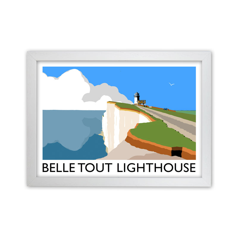 Belle Tout Lighthouse by Richard O'Neill White Grain