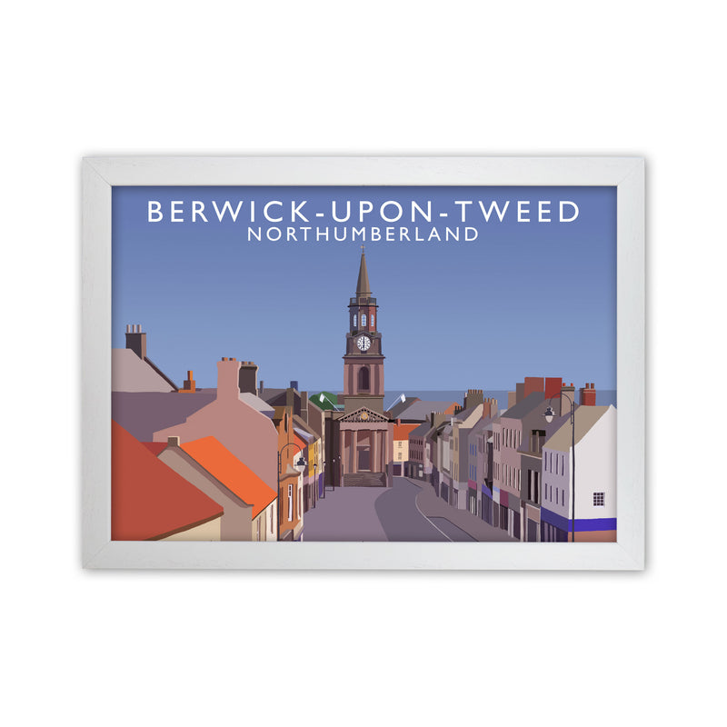 Berwick-Upon-Tweed Northumberland Art Print by Richard O'Neill White Grain