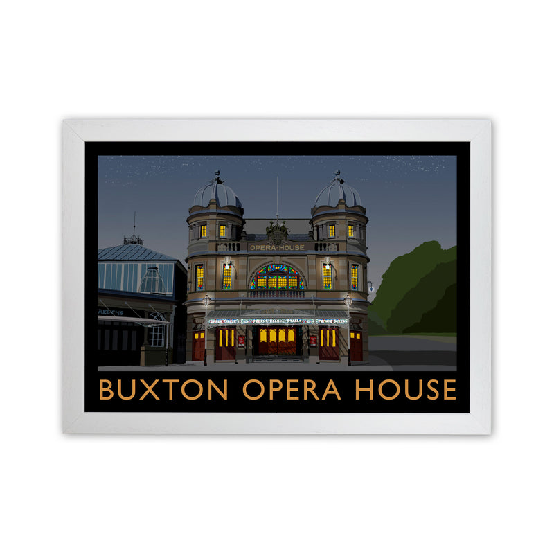 Buxton Opera House Night by Richard O'Neill White Grain