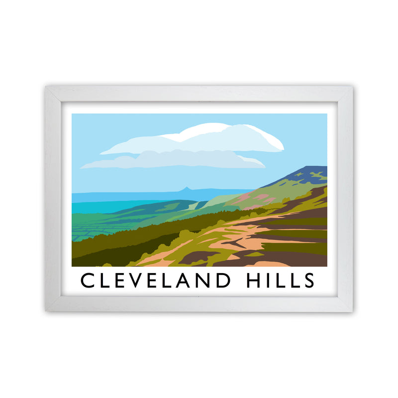 Cleveland Hills by Richard O'Neill White Grain