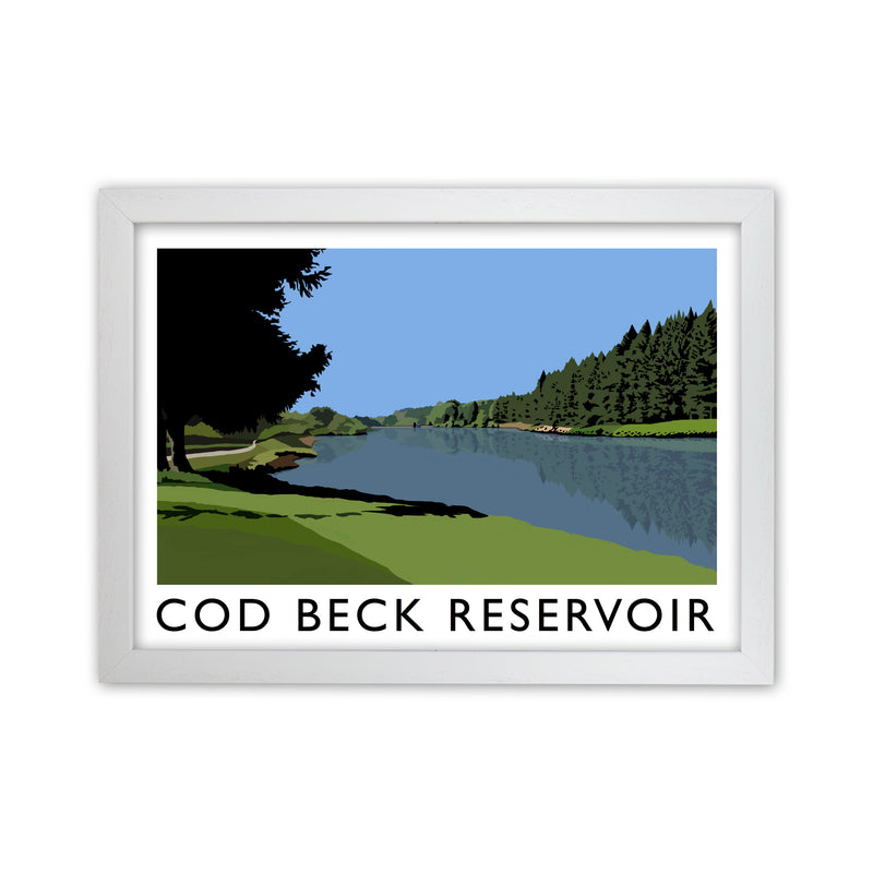 Cod Beck Reservoir by Richard O'Neill White Grain